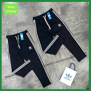 Quần Jogger Nỉ Dài Nam Das Vải Nỉ Umi Thêu Logo Cỏ Ba Lá Phối 3 Sọc Trắng Dọc Viền Dành Cho Boy Phố Đi Tập Thể Thao 2024