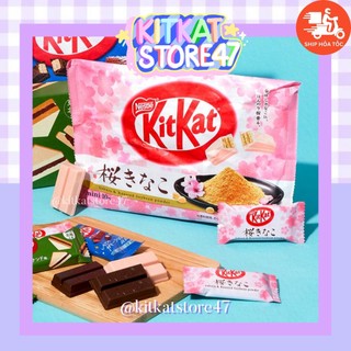 KITKAT HOA ANH ĐÀO MIX ĐẬU NÀNH RANG - HÀNG NỘI ĐỊA NHẬT