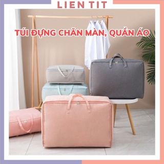 Túi Đựng Quần Áo Nhiều Size Nhiều Màu Chống Bụi Bẩn, Túi To Chăn Màn, Đựng Đồ Chống Ẩm Mốc Có Quai Xách Tiện Lợi