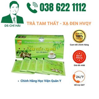 Combo 2 hộp trà tam thất xạ đen học viện quân y