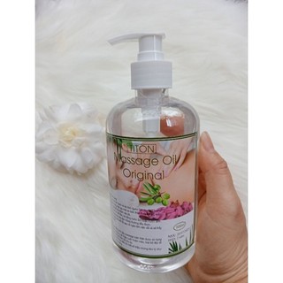 Dầu massage body truyền thống không mùi - chai 500ml.