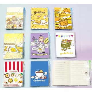 sổ kèm bút gudetama SB6 sổ kèm bút trứng lười sổ kèm bút hoạt hình cute dễ thương