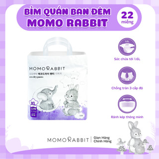 Bỉm quần ban đêm Momo Rabbit - size XL - 22 pcs - 12-17kg