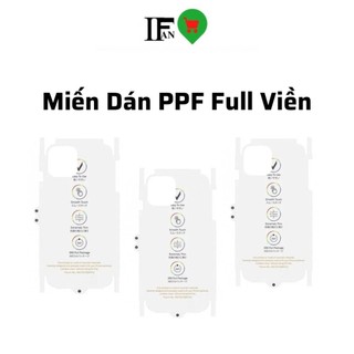 Miến Dán PPF Trong Suốt Full Viền Tặng Kèm Khăn Lao