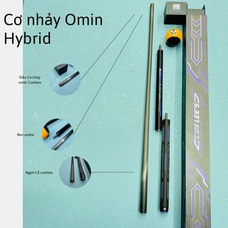 cơ nhảy bida lỗ Omin cuelees Hybrid ( ngọn + chuôi carbon )