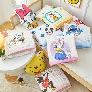 Chăn đũi poly đắp mùa hè thu cho bé, chăn đũi Disney cho bé mang đi học cỡ 150x110cm C02