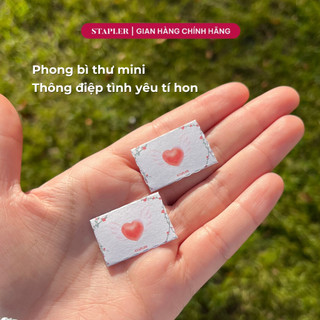  Phong bì thư mini trang trí sổ tay Nhật ký Tình Yêu Just Between Us Phụ kiện dễ thương Handmade 