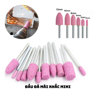 Bộ 12 đầu mài dùng cho máy khoan mài mini chân 2,35mm