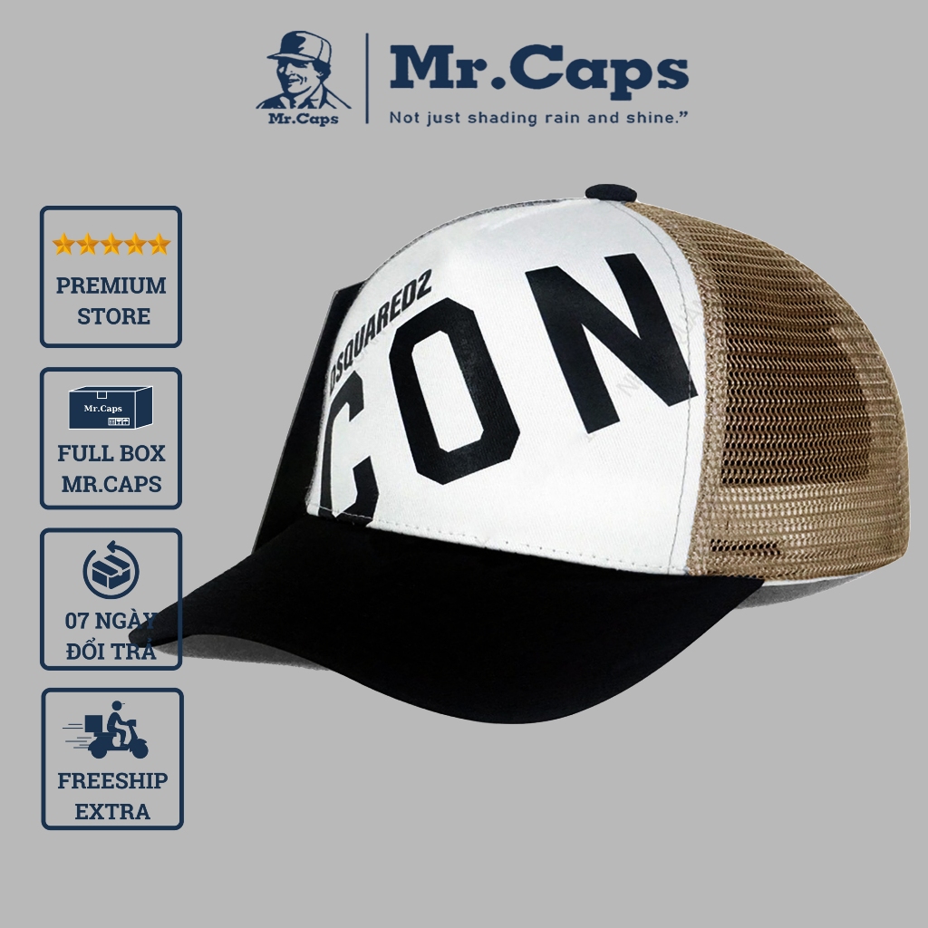 Nón kết ICON DQS2 phối lưới thời trang nam nữ - Mũ lưỡi trai lưới form unisex cho nam nữ MrCaps MR01 | BigBuy360 - bigbuy360.vn