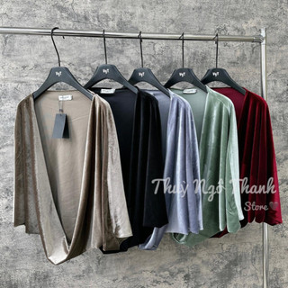 Áo Khoác Choàng Nhung Nhiều Màu Thuỳ Ngô Thanh Store