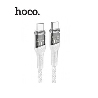 Cáp sạc PD60W Hoco U111 Type-C to Type-C dây dù chống rối dài 1.2M cho Android
