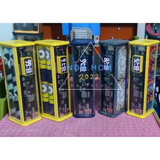 box sạc dự phòng trong suốt 8 cell 18650 22.5w ( không pin)