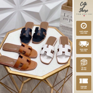 [Ảnh Thật 100%] Dép Lê Nữ, Dép HM Nữ Thời Trang Cao Cấp Da Sần L1