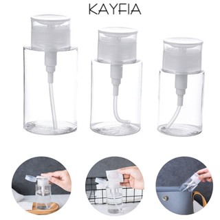  Lọ Chiết Dung Dịch Nước Tẩy Trang Toner Có Nút Nhấn 120 150 200 300ml - Chai Chiết Mỹ Phẩm - KAYFIA 