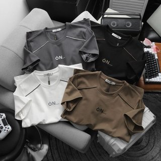 Áo thun nam cổ tròn, áo phông nam ngắn tay cotton 100 cao cấp màu trắng, đen, xám, nâu RIOOSHOP RTX019 có big size