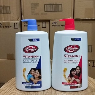 Sữa tắm Lifebuoy 1,1kg bảo vệ và chăm sóc da tốt hơn.