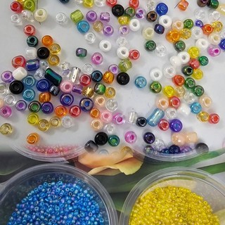 hạt Cườm hạt pha lê đủ màu  Hạt Thủy Tính 3mm Dùng Làm Vòng Tay/Vòng cổ DIY