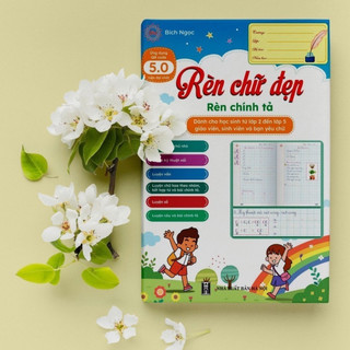 Vở 1 ô ly Rèn chữ đẹp, rèn chính tả cho hs lớp 2-5, giáo viên, sinh viên và bạn yêu chữ