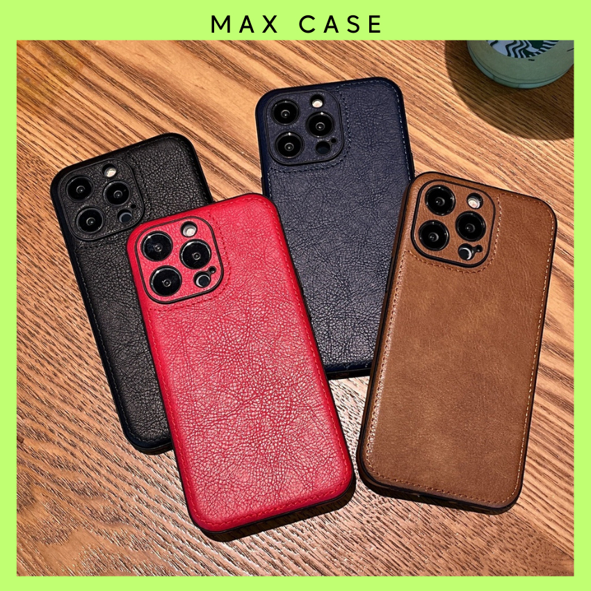 Ốp Điện Thoại Da Cao Cấp Cho IPhone 11 Pro Max 1 11 12 13 14 15 Pro Max 7 8 plus Xs Max sang trọng đẳng cấp (M-02)