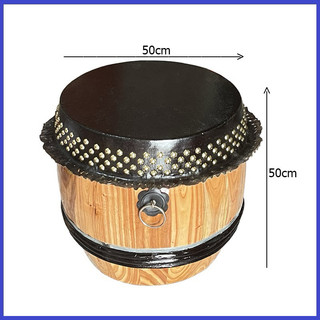 Trống múa lân 5 tấc phun PU bóng đinh đồng