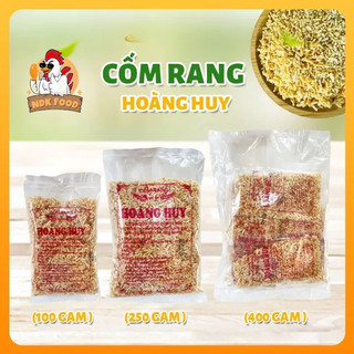 Cơm rang quảng ngãi , cốm rang hoàng huy loại 1 giòn thơm ngon túi 100g, 250g và 400g