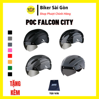 Mũ Bảo Hiểm Thể Thao POC Falcon City Có Kèm Kính Chống Nắng, Tia UV - Biker Sài Gòn