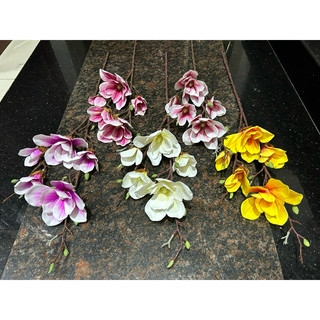 Cành hoa ngọc lan cao su cao cấp 5 bông
