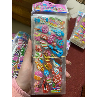 Sticker 3D đa dạng mẫu (ngẫu nhiên)