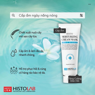 [HISTOLAB] MẶT NẠ KEM DƯỠNG ẨM - MOISTURIZING CREAM MASK BASIC SCIENCE - HISTOLAB