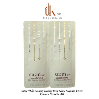 5/10 gói nước thần sum37 hoàng kim losec summa elixir essence secréta 1ml