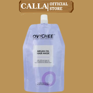 Dầu Ủ Tóc COLLAGEN OVYCHEE 500ML Chăm Sóc Tóc Khô Xơ Uốn Nhuộm Phục Hồi Tóc Hư Tổn Siêu Mềm Mượt