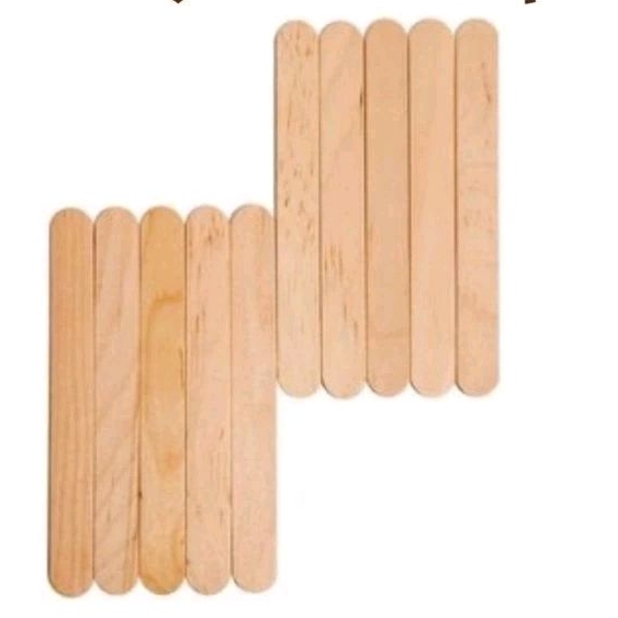 Que gỗ phết sáp wax lông que đè lưỡi