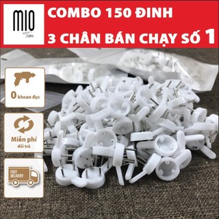 Đinh 3 chân treo khung ảnh đóng tường móc tranh đồ gia đình , không khoan tường chắc chắn, tiện lợi nhỏ gọn của tiệm Mio