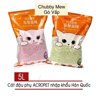 Cát vệ sinh mèo đậu nành ACROPET 5lit