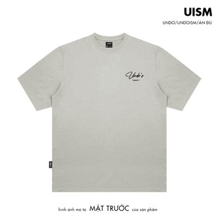 Áo Thun Unisex Undo Basic Màu Light Grey 100% Standard Cotton - Local Brand Chính Hãng