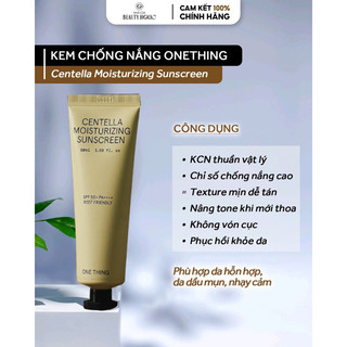🔺 🔺kem chống nắng vật lý onething centella moisturizing sunscreen