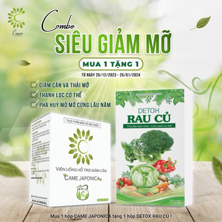 COMBO 2 HỘP TRÀ GIẢM CÂN CAME JAPONICA (Mua 1 tặng 10 viên detox)