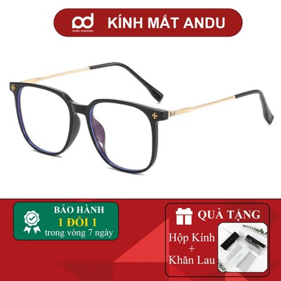 Gọng kính cận thời trang nam nữ ANDU EYEWEAR dáng vuông phong cách Chrome Hearts - 30134