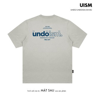 Áo Thun Unisex Undo Symbol Màu Light Grey 100% Standard Cotton - Local Brand Chính Hãng