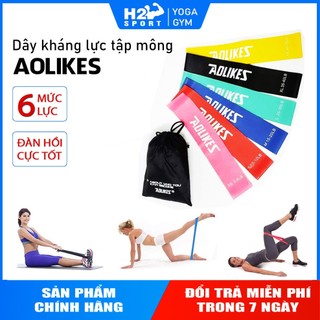 Dây Miniband cao su kháng lực Aolikes hỗ trợ tập mông, đùi hiệu quả cao