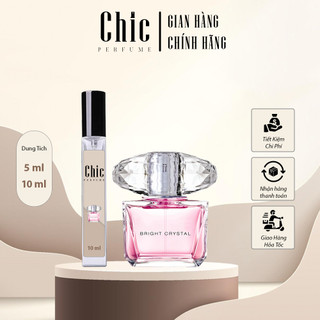 Nước Hoa Nữ chính hãng Bright Crystal CHIC PERFUME thơm tươi mát. sang trọng