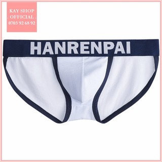 Quần lót hở đùi tam giác HAN thun cotton - Quần sịp nam cao cấp thoáng mát sexy cá tính 8T-001