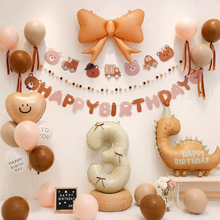 Set trang trí sinh nhật mẫu mới cho bé trai bé gái trang trí tại nhà hoặc studio
