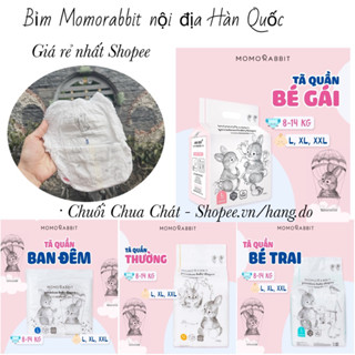 Tã/bỉm dán/quần Momorabit nội địa Hàn S50/M44/L40/XL36/XXL22