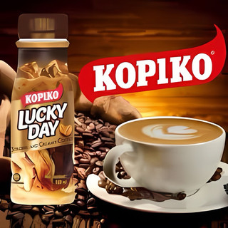 [Thùng 24chai] CÀ PHÊ SỮA KOPIKO LUCKY DAY
