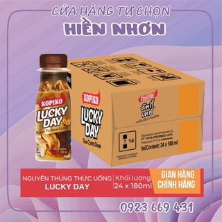 Cà phê sữa kopiko lucky day