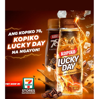 [Thùng 24chai] CÀ PHÊ SỮA KOPIKO LUCKY DAY