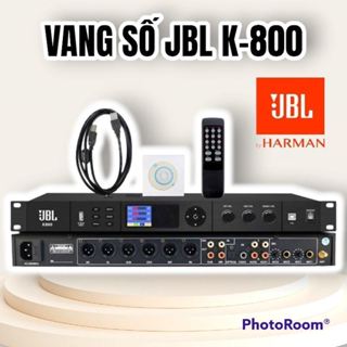 Vang Số JBL K800 Plus - 3 Chế Độ Chống Hú, Echo, Reverb Mượt Mà, Cổng Kết Nối AV, Canon, Bluetooth, Optical, AUX, Coxial