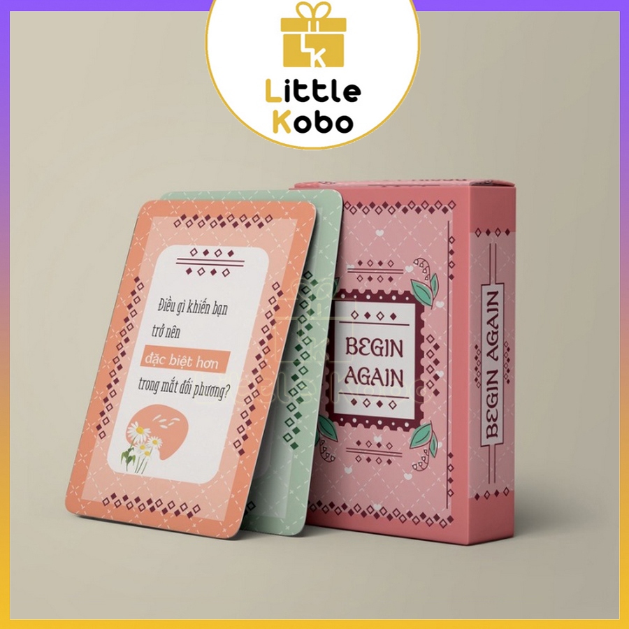 [Couple] Bộ Bài Begin Again Cặp Đôi Thêm Thấu Hiểu Đối Phương Boardgame Yêu Nhau - Little Kobo
