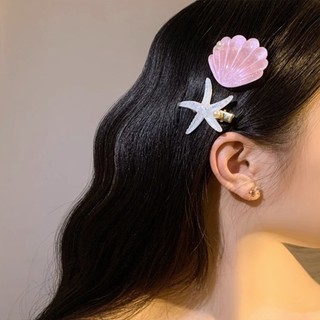 Set 2 Kẹp Tóc Vỏ Sò Sao Biển